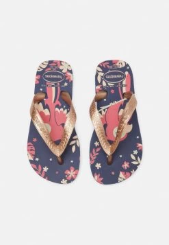 Havaianas KIDS TOP PETS - Zehentrenner - Navy Blue/rose Gold