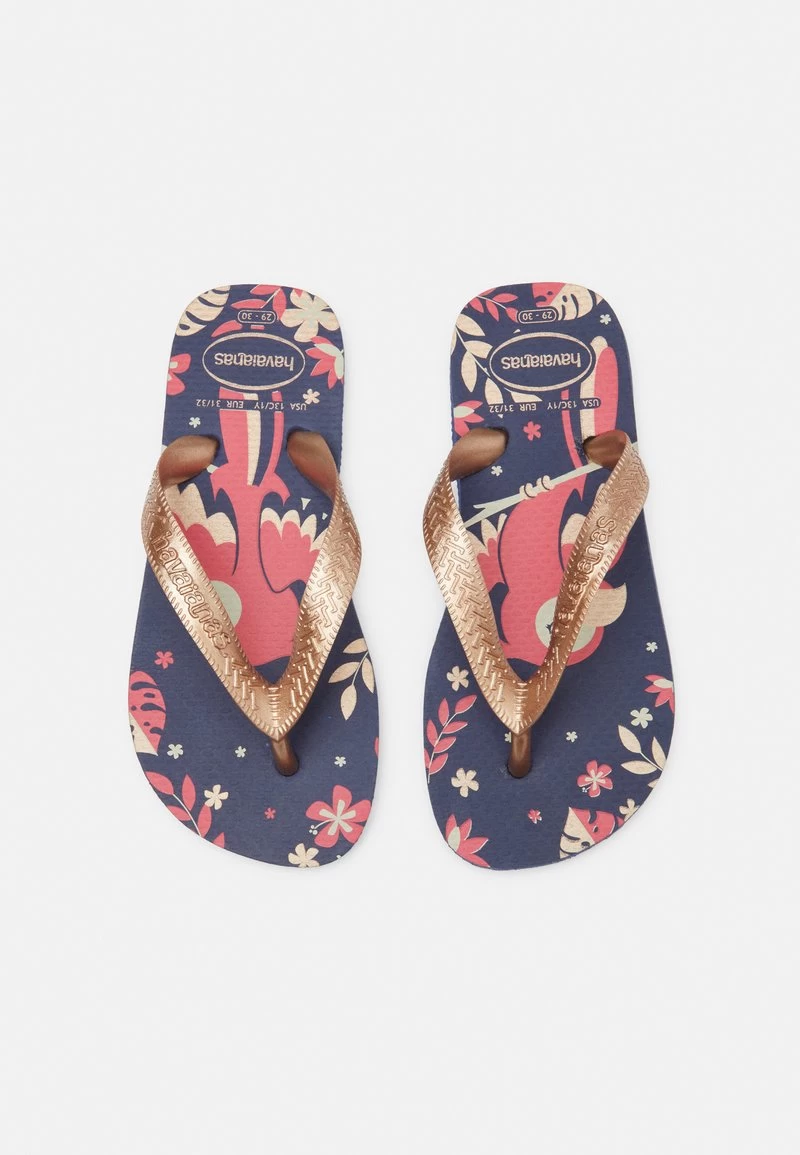 Havaianas KIDS TOP PETS - Zehentrenner - Navy Blue/rose Gold 3 Havaianas KIDS TOP PETS - Zehentrenner - Navy Blue/rose Gold