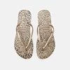 Havaianas SLIM ANIMALS MINI-ME - Zehentrenner - Sand Grey/golden