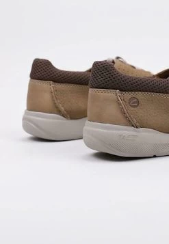 Clarks GORWIN MOC - Sportlicher Schnürer - Beige -Modeschuhe eccfdb9980834feb9c59fac53f6b87d2