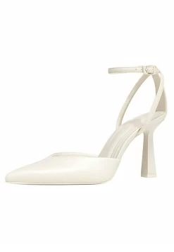 Stradivarius WITH ANKLE STRAPS - Brautschuh - Off White -Modeschuhe ed23e7f086ad47dcafdd46deb1accc20