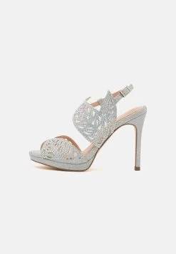 Menbur High Heel Sandalette - Silber -Modeschuhe eeac6088dc484452ac17b30a9e480d3b