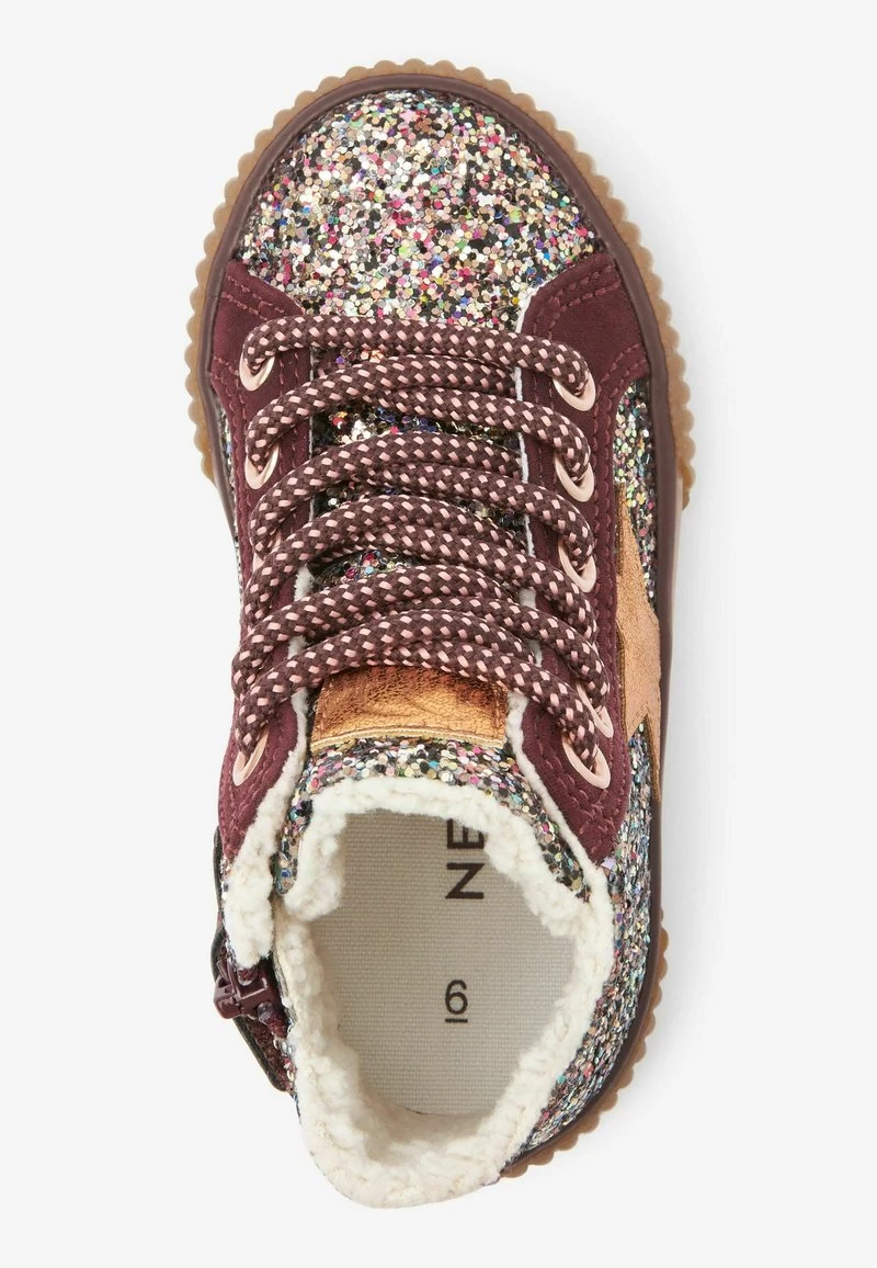 Next Schnürstiefelette - Red Glitter Star 7 Next Schnürstiefelette - Red Glitter Star – Bild 5