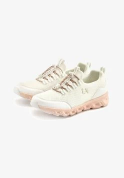 Sneaker Low - Weiß Lachsfarben