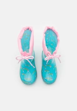 LICO POWER BLINKY - Gummistiefel - Türkis/rosa -Modeschuhe f4a250ca09c042e89f509ad662bb86cc