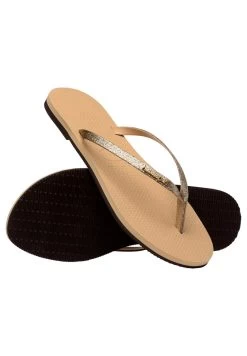Havaianas CITY YOU GLITTER - Bade-Zehentrenner - Golden -Modeschuhe f523f74fc2dd440f9d133b0bca7d2956