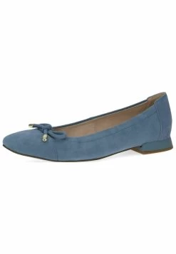 Caprice Klassischer Ballerina - Blue Suede 9 Caprice Klassischer Ballerina - Blue Suede -Modeschuhe f7399b95fe754f58a87bc58caf72da2e