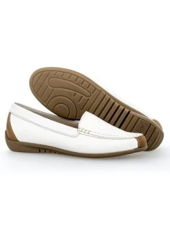 Gabor Slipper - Weiß -Modeschuhe fa1bd02d49bd4254a7db489fa407b268