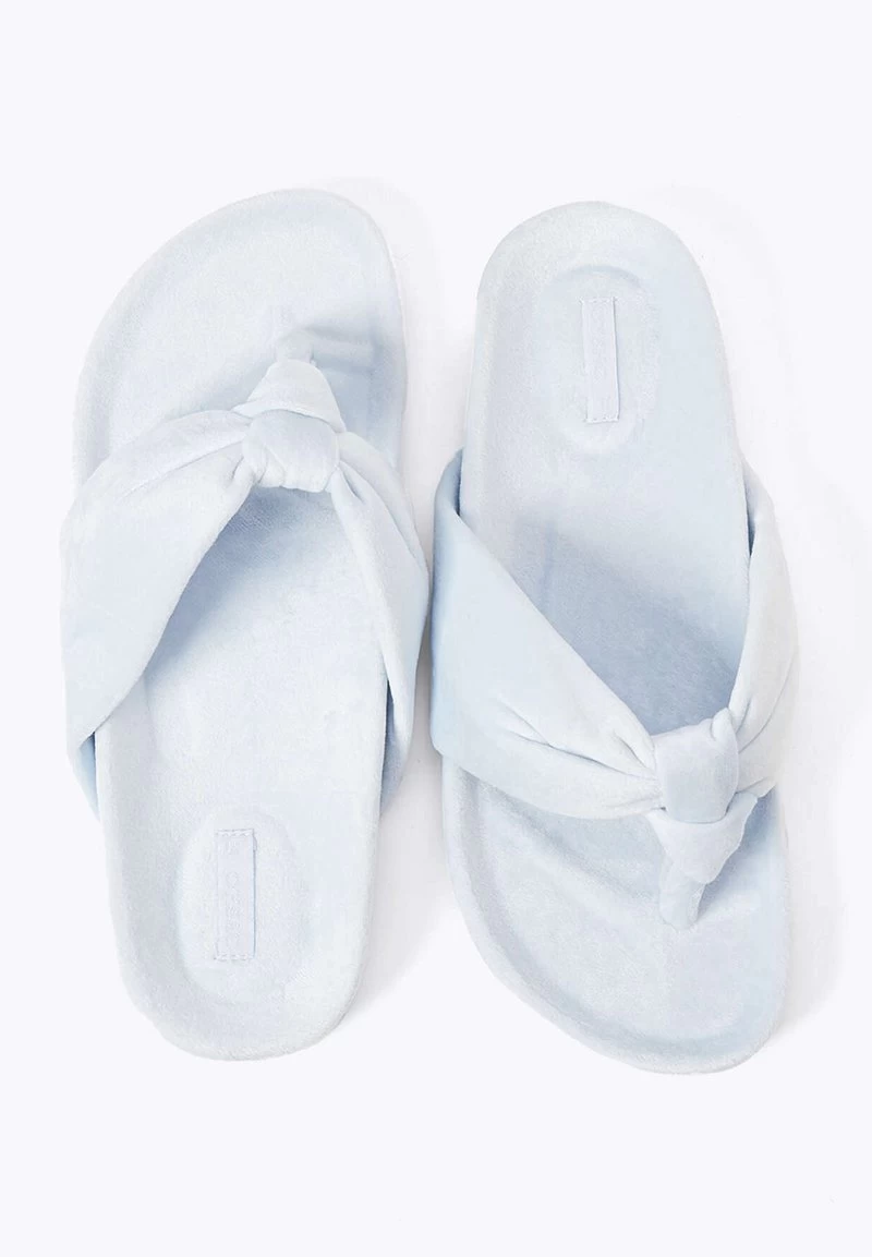 Oysho SLIM KNOT - Bade-Zehentrenner - Blue 5 Oysho SLIM KNOT - Bade-Zehentrenner - Blue – Bild 3