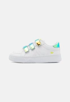 Lacoste UNISEX - Sneaker Low - White/yellow