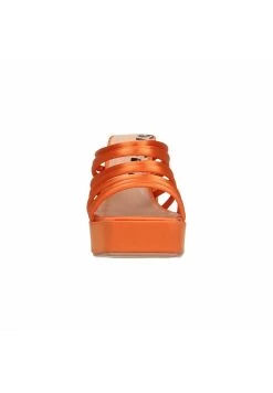 MIT PLATEAUABSATZ - Pantolette Hoch - Orange 12 MIT PLATEAUABSATZ - Pantolette Hoch - Orange -Modeschuhe ffb101cb561c4673800cd8cdd62b41d6