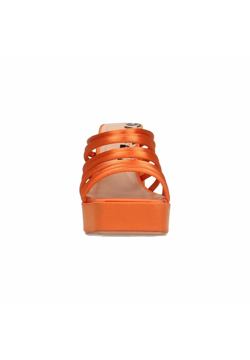MIT PLATEAUABSATZ - Pantolette Hoch - Orange 7 MIT PLATEAUABSATZ - Pantolette Hoch - Orange – Bild 5